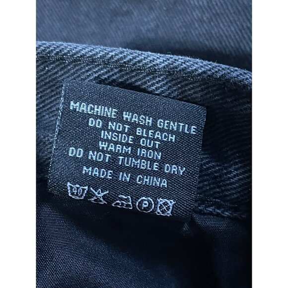 Nasty  Gal Shorts Women Size US 6 Black Distressed Denim High-Waisted Frayed Hem - Picture 4 of 6